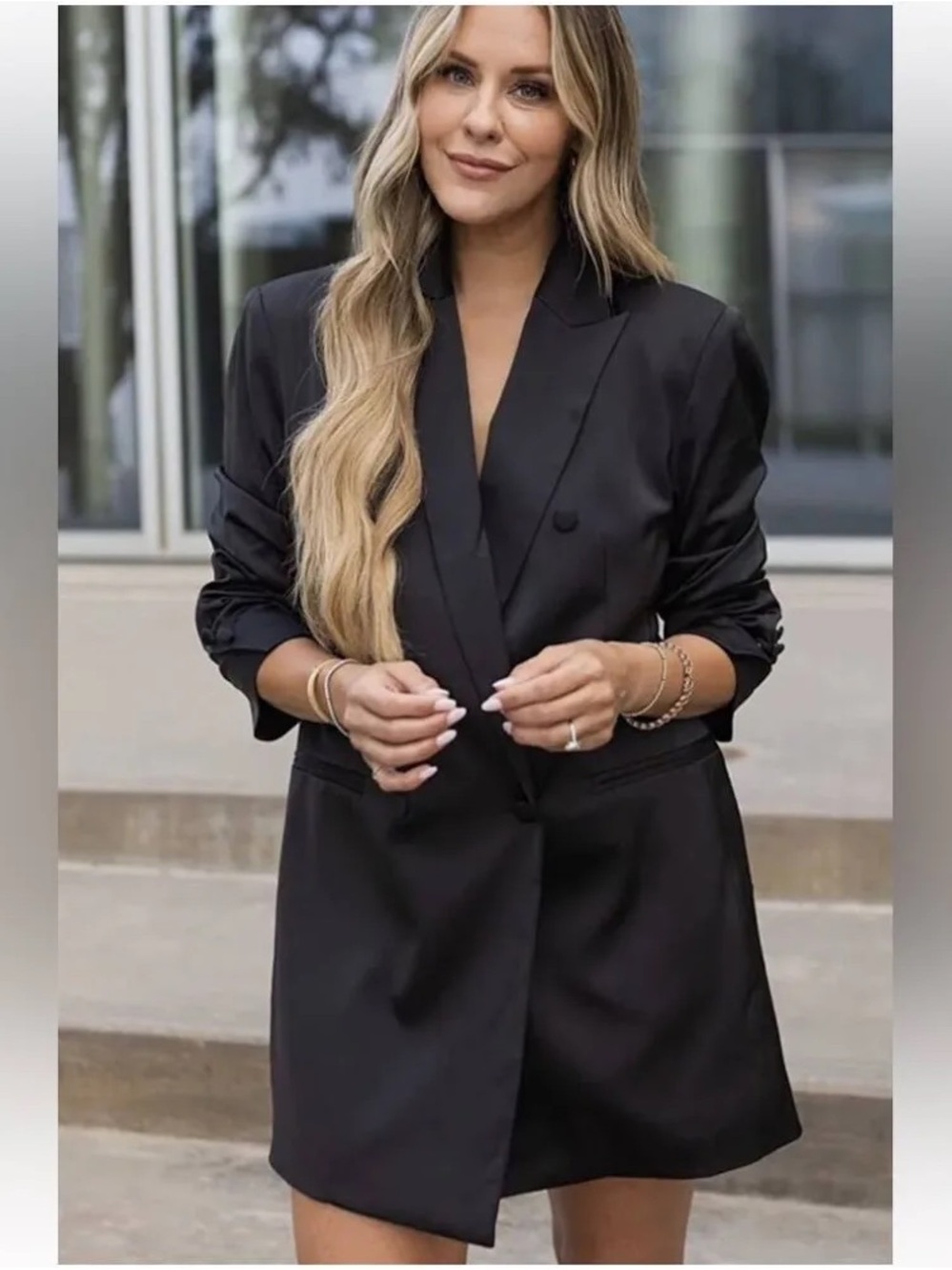 Kerrently The Drop Blazer Dress - Black